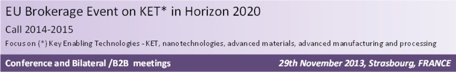 Brokerage Event Europeu sobre Tecnologias Facilitadoras Essenciais do Horizonte 2020